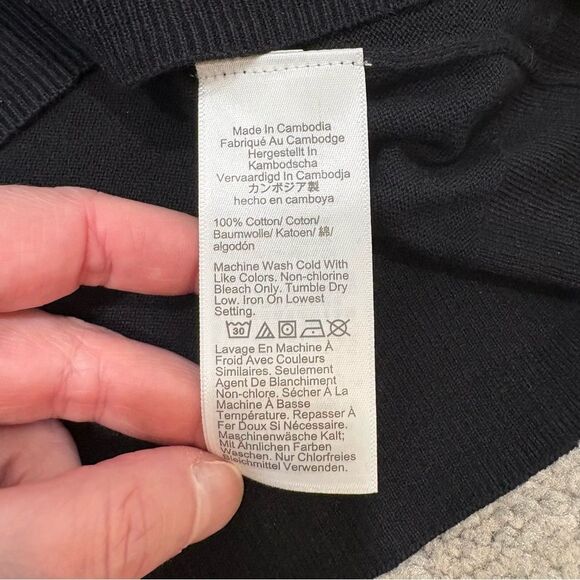 NWT J. Crew Factory 2024 Black Sweater Shell Size 3X Plus - Picture 4 of 8